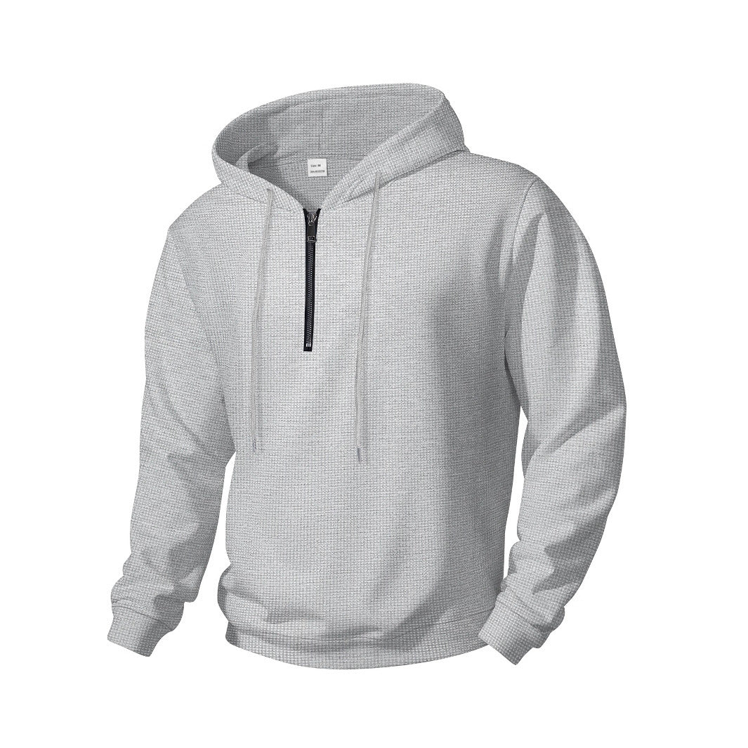 Herrarnas sportiga hoodie med funktionell dragkedja Eva Jonsson-Eva Jonsson