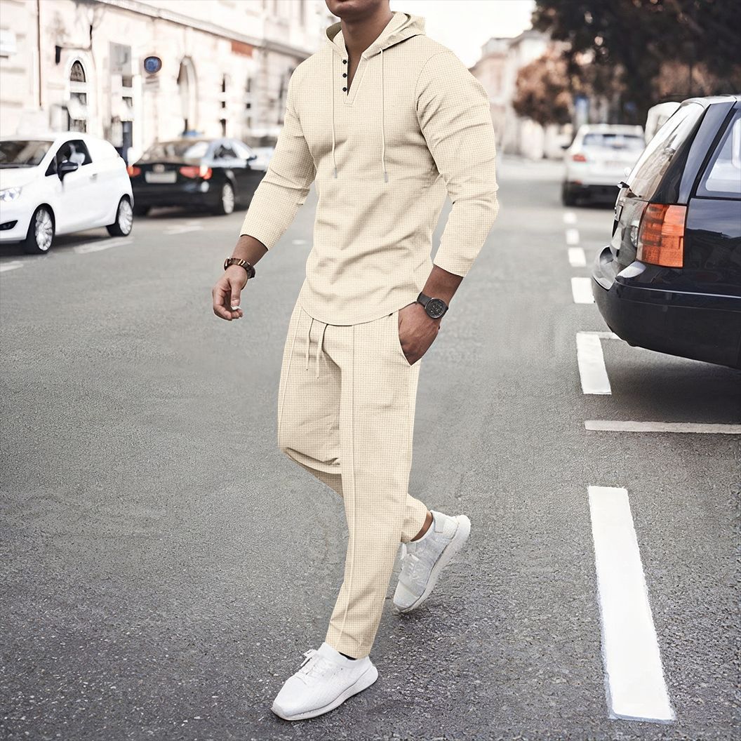 Herrarnas sportiga hoodie och joggingset med andningsbar struktur Mirla-Eva Jonsson