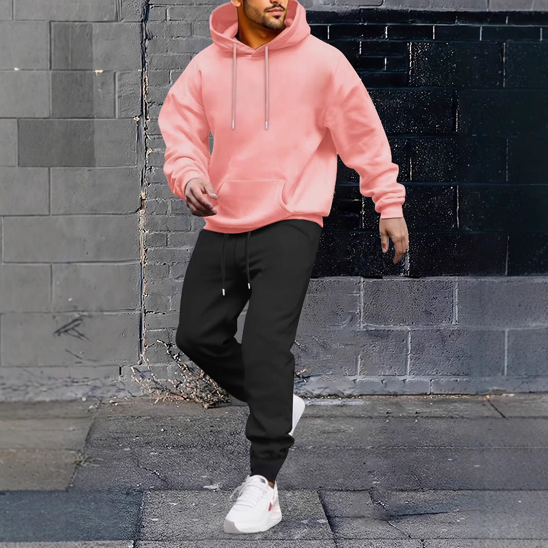 Herrarnas sportiga hoodie-set med justerbar midja och sidofickor Eva Jonsson-Eva Jonsson