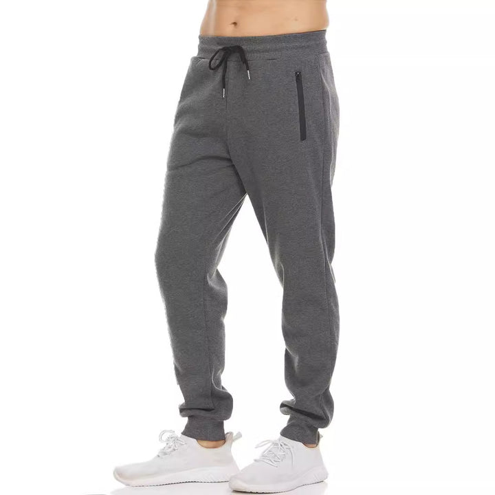 Herrarnas sportiga joggingsbyxor med praktiska fickor och elastisk midja Mirla-Eva Jonsson