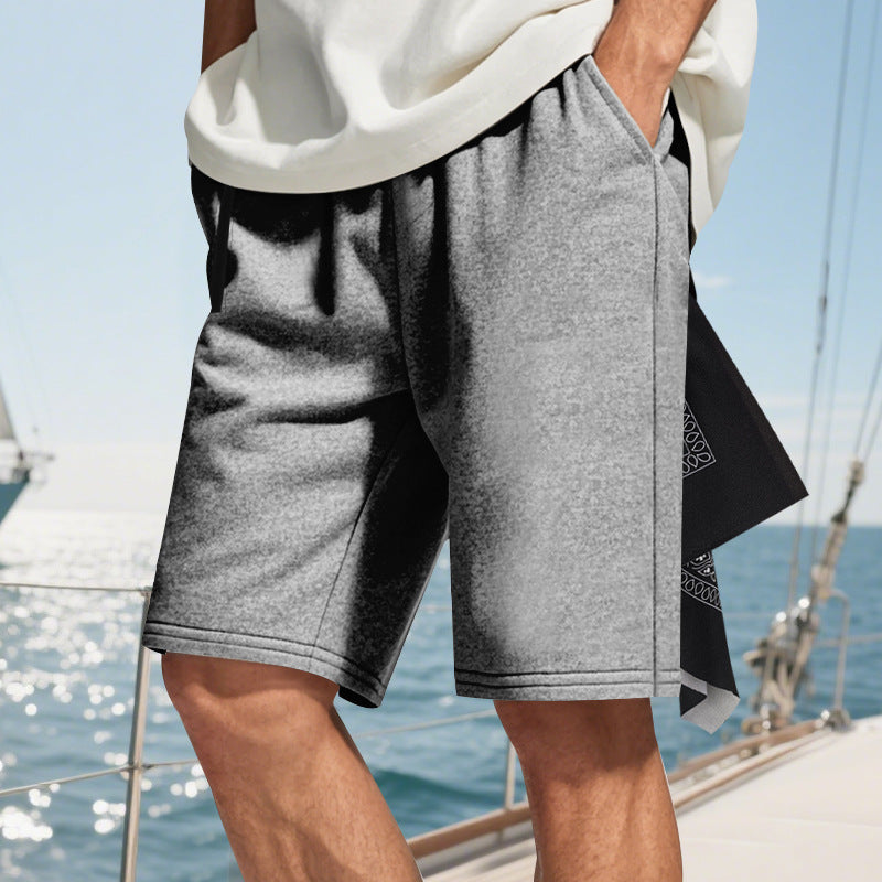 Herrarnas sportiga segelshorts med praktiska sidofickor och elastisk midja Eva Jonsson-Eva Jonsson