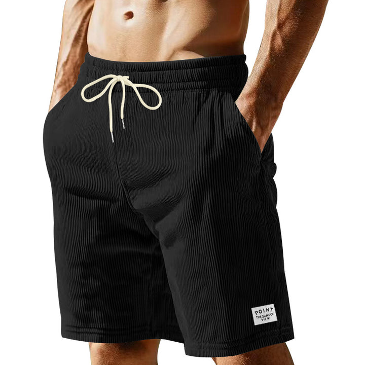 Herrarnas sportiga shorts i andningsbart material med justerbar midja Eva Jonsson-Eva Jonsson
