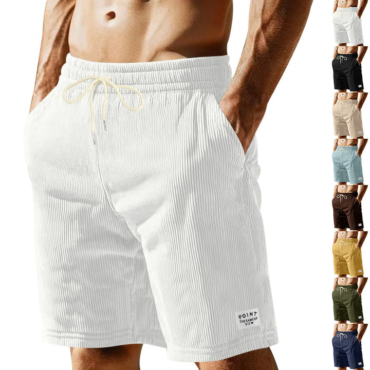 Herrarnas sportiga shorts i andningsbart material med justerbar midja Eva Jonsson-Eva Jonsson