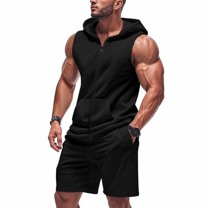 Herrarnas sportiga tanktop och shorts set Mirla-Eva Jonsson