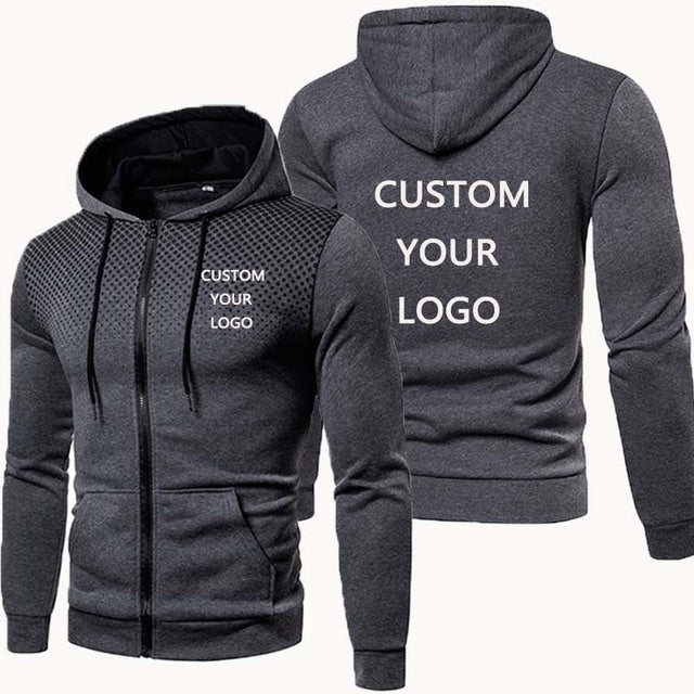 Herrarnas stiliga sport-hoodie med anpassningsbar tryck Mirla-Eva Jonsson