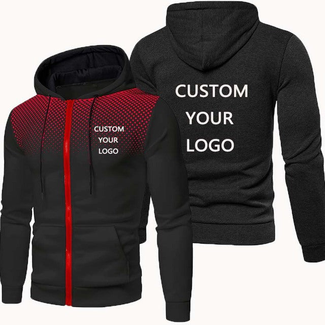 Herrarnas stiliga sport-hoodie med anpassningsbar tryck Mirla-Eva Jonsson