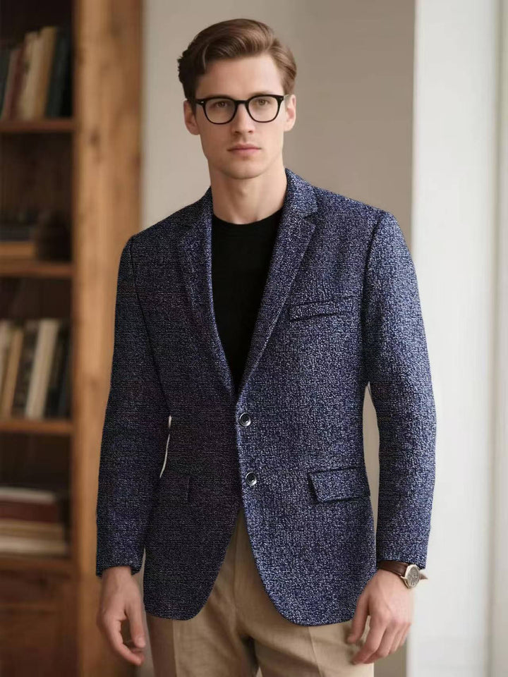 Herrarnas stiliga strukturerade blazer med modern passform Mirla-Eva Jonsson