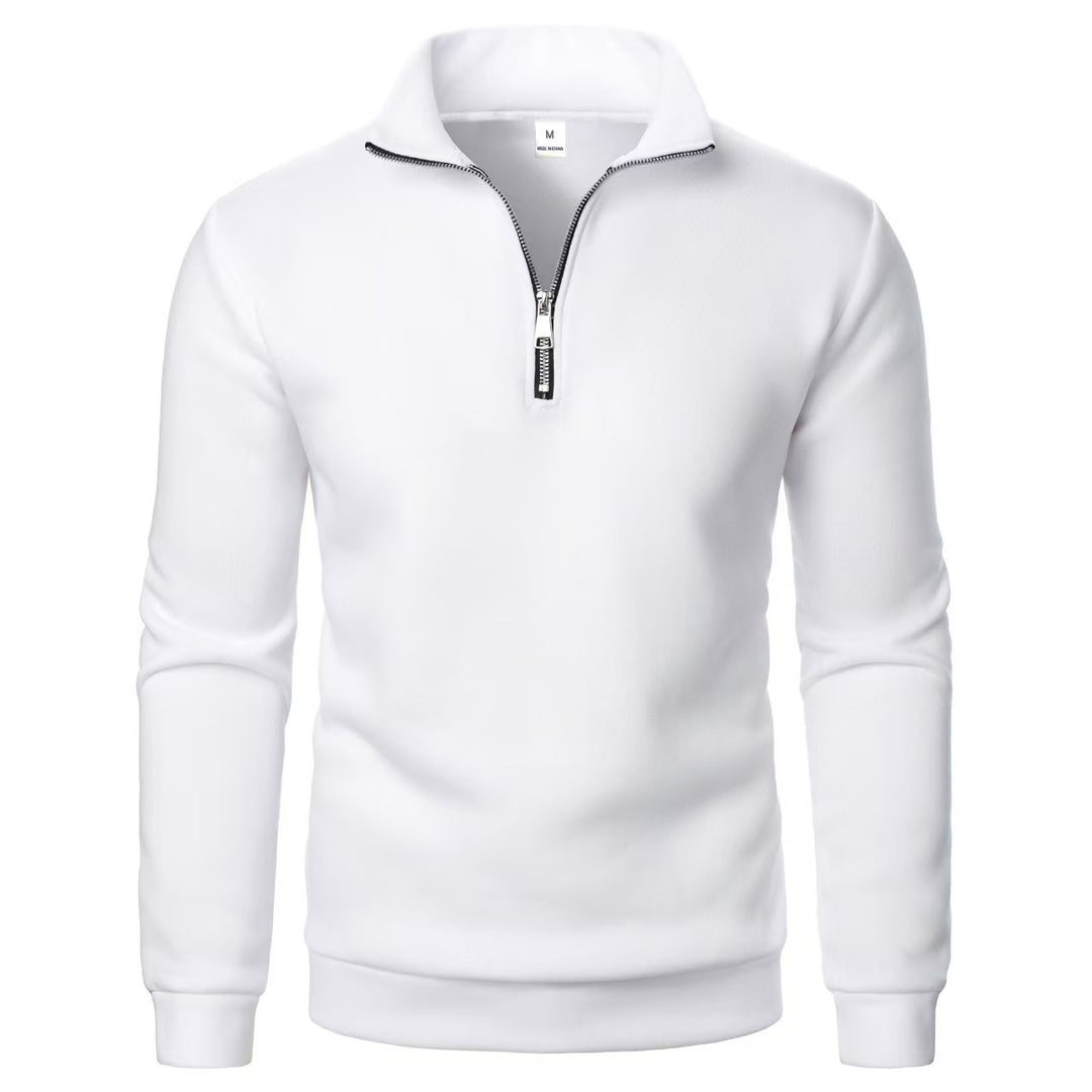Herrarnas sweatshirt med dragkedja och modern ståkrage Mirla-Eva Jonsson