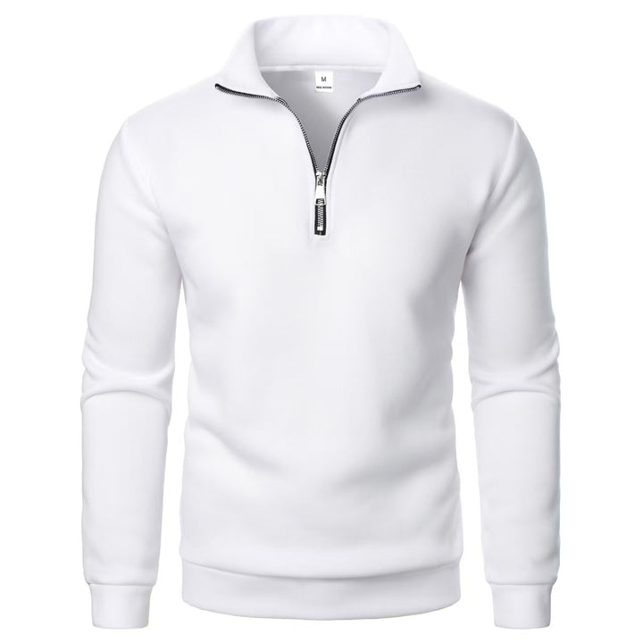 Herrarnas sweatshirt med dragkedja och modern ståkrage Mirla-Eva Jonsson