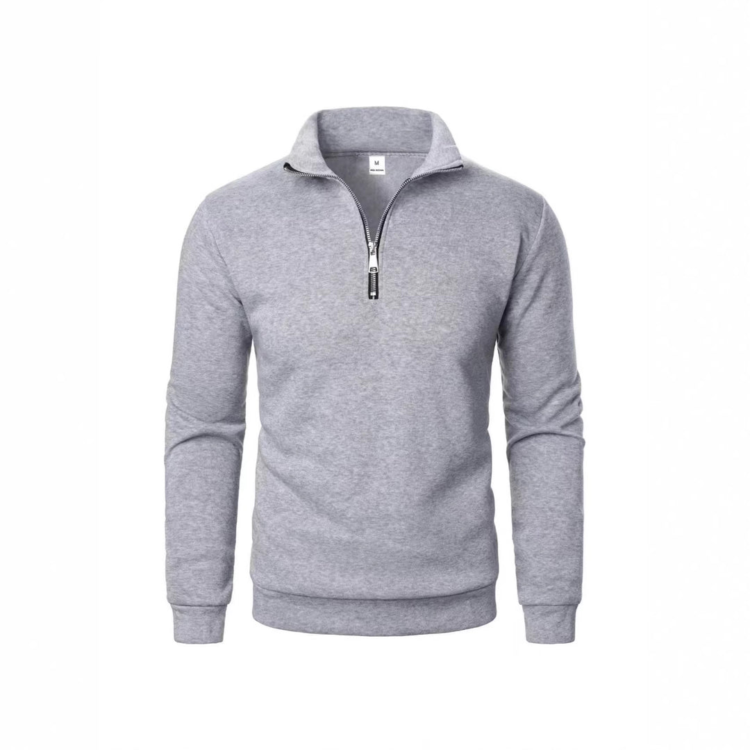Herrarnas sweatshirt med dragkedja och modern ståkrage Mirla-Eva Jonsson