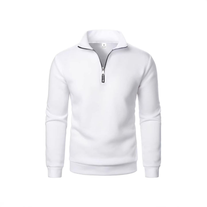 Herrarnas sweatshirt med dragkedja och modern ståkrage Mirla-Eva Jonsson