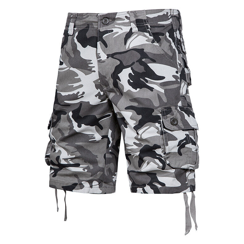 Herrarnas taktiska cargo-shorts med multifunktionella fickor Eva Jonsson-Eva Jonsson