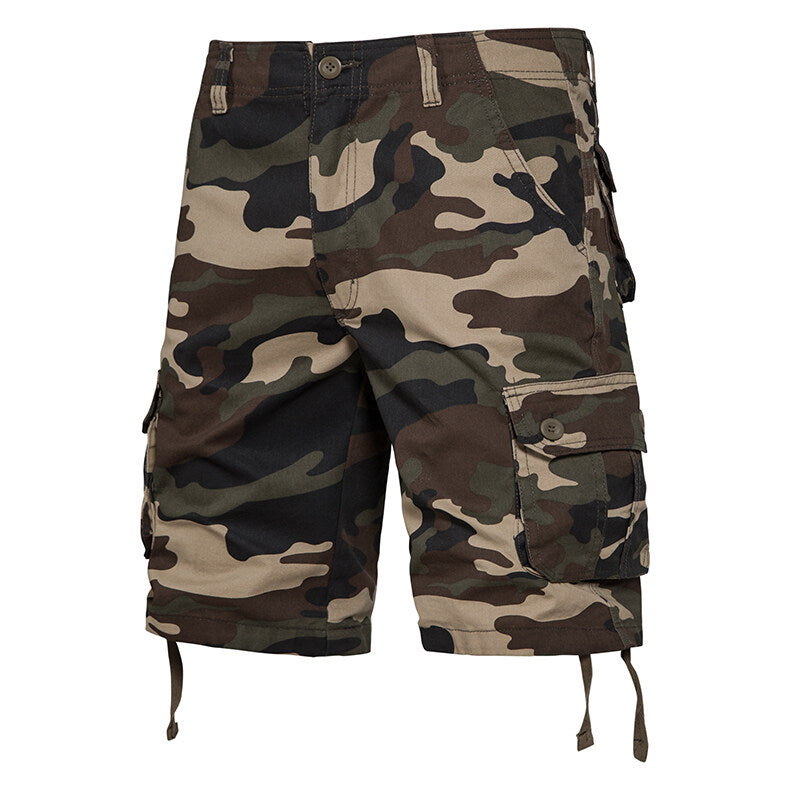 Herrarnas taktiska cargo-shorts med multifunktionella fickor Eva Jonsson-Eva Jonsson