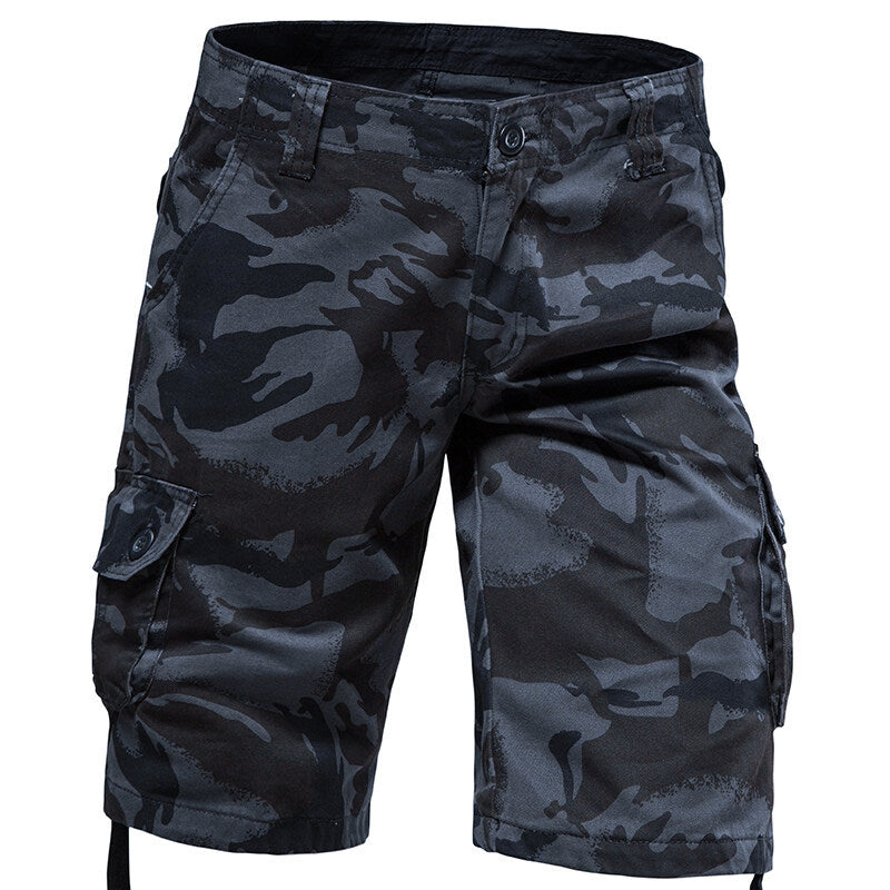 Herrarnas taktiska cargo-shorts med multifunktionella fickor Eva Jonsson-Eva Jonsson