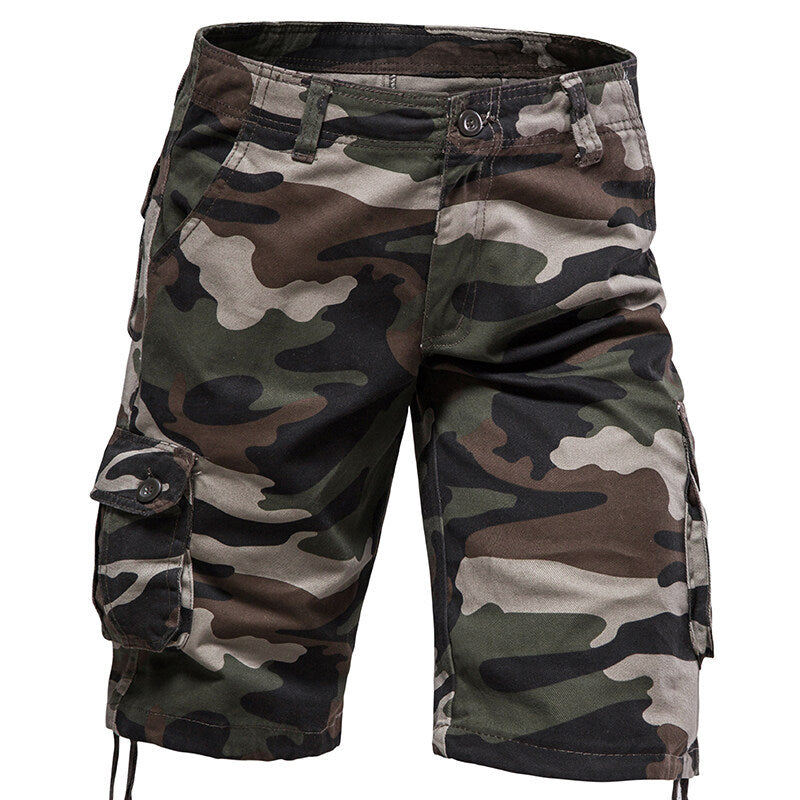 Herrarnas taktiska cargo-shorts med multifunktionella fickor Eva Jonsson-Eva Jonsson