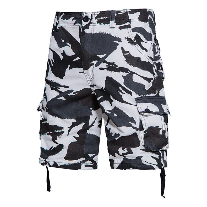 Herrarnas taktiska cargo-shorts med multifunktionella fickor Eva Jonsson-Eva Jonsson
