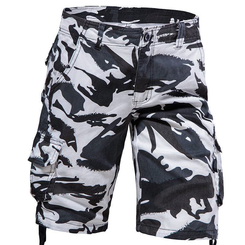 Herrarnas taktiska cargo-shorts med multifunktionella fickor Eva Jonsson-Eva Jonsson
