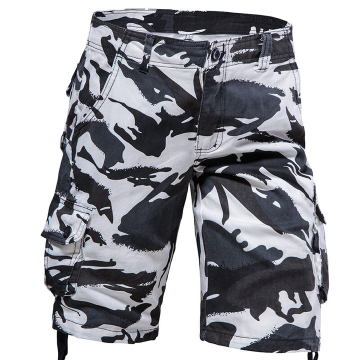 Herrarnas taktiska cargo-shorts med multifunktionella fickor Eva Jonsson-Eva Jonsson