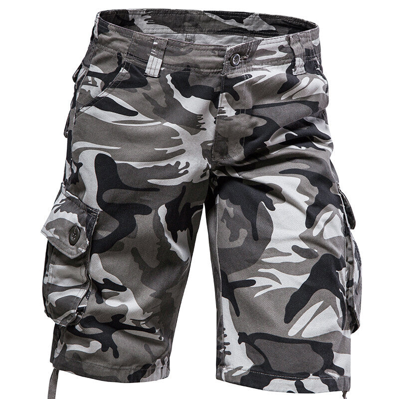 Herrarnas taktiska cargo-shorts med multifunktionella fickor Mirla-Eva Jonsson