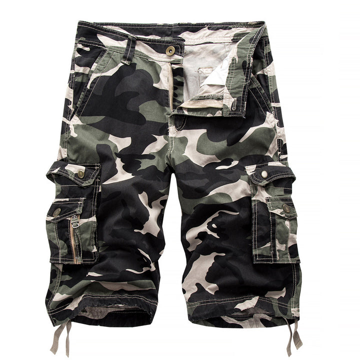 Herrarnas taktiska cargo shorts med multifunktionella fickor och justerbar dragsko Eva Jonsson-Eva Jonsson