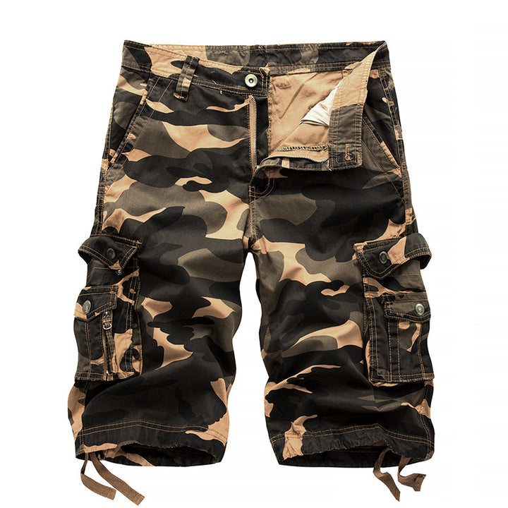 Herrarnas taktiska cargo shorts med multifunktionella fickor och justerbar dragsko Eva Jonsson-Eva Jonsson