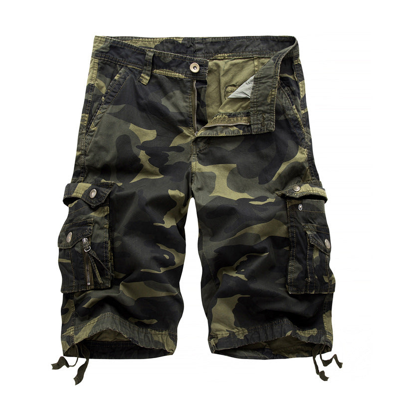 Herrarnas taktiska cargo shorts med multifunktionella fickor och justerbar dragsko Eva Jonsson-Eva Jonsson
