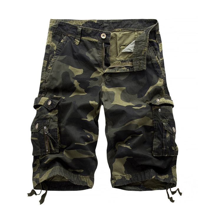 Herrarnas taktiska cargo shorts med multifunktionella fickor och justerbar dragsko Eva Jonsson-Eva Jonsson