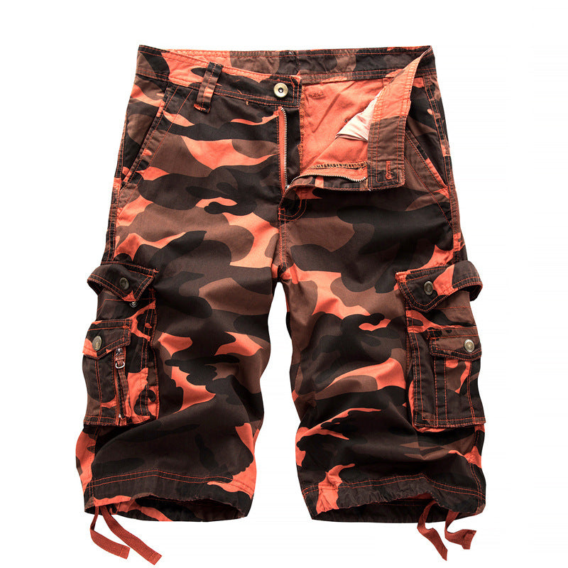 Herrarnas taktiska cargo shorts med multifunktionella fickor och justerbar dragsko Eva Jonsson-Eva Jonsson