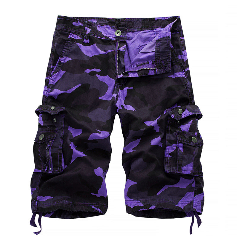 Herrarnas taktiska cargo shorts med multifunktionella fickor och justerbar dragsko Eva Jonsson-Eva Jonsson