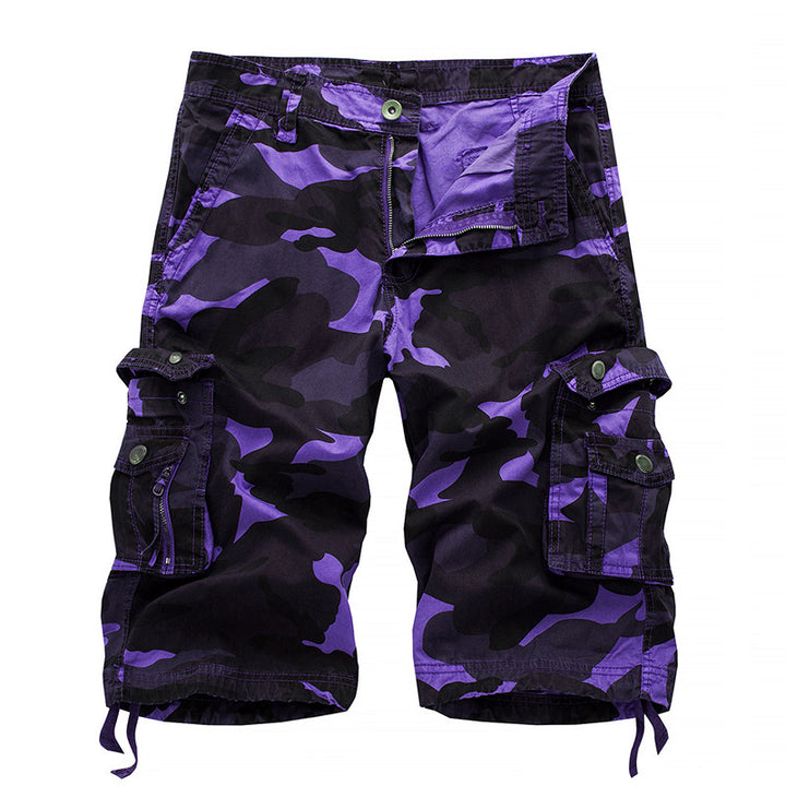 Herrarnas taktiska cargo shorts med multifunktionella fickor och justerbar dragsko Eva Jonsson-Eva Jonsson