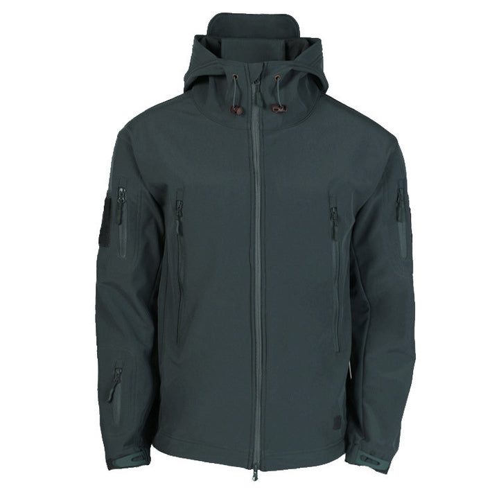 Herrarnas tekniska softshell-jacka med multifunktionella fickor och justerbart huva-system Eva Jonsson-Eva Jonsson
