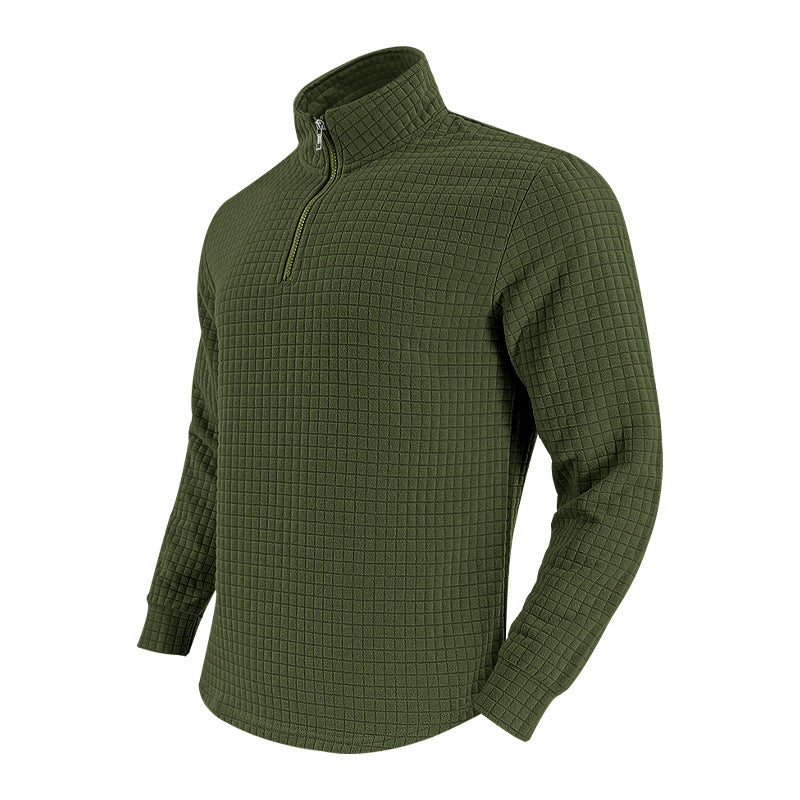 Herrarnas thermofleece-tröja med dragkedja och strukturerad design Eva Jonsson-Eva Jonsson