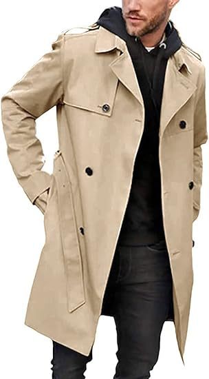 Herrarnas trenchcoat med klassisk stil Eva Jonsson-Eva Jonsson