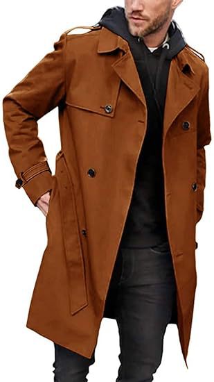Herrarnas trenchcoat med klassisk stil Eva Jonsson-Eva Jonsson