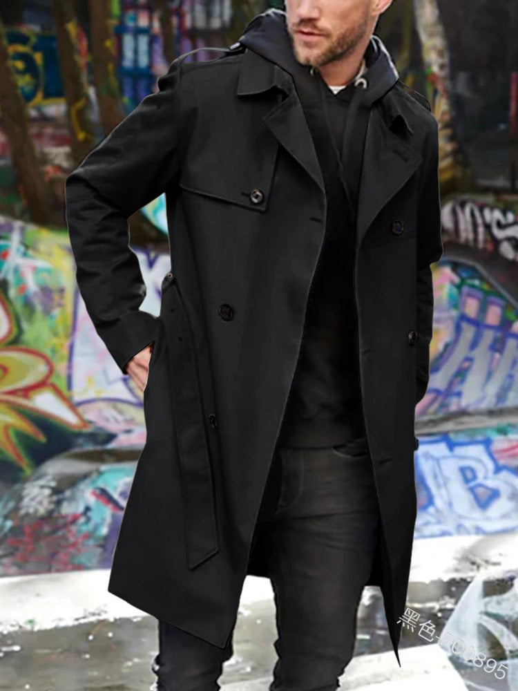Herrarnas trenchcoat med klassisk stil Eva Jonsson-Eva Jonsson