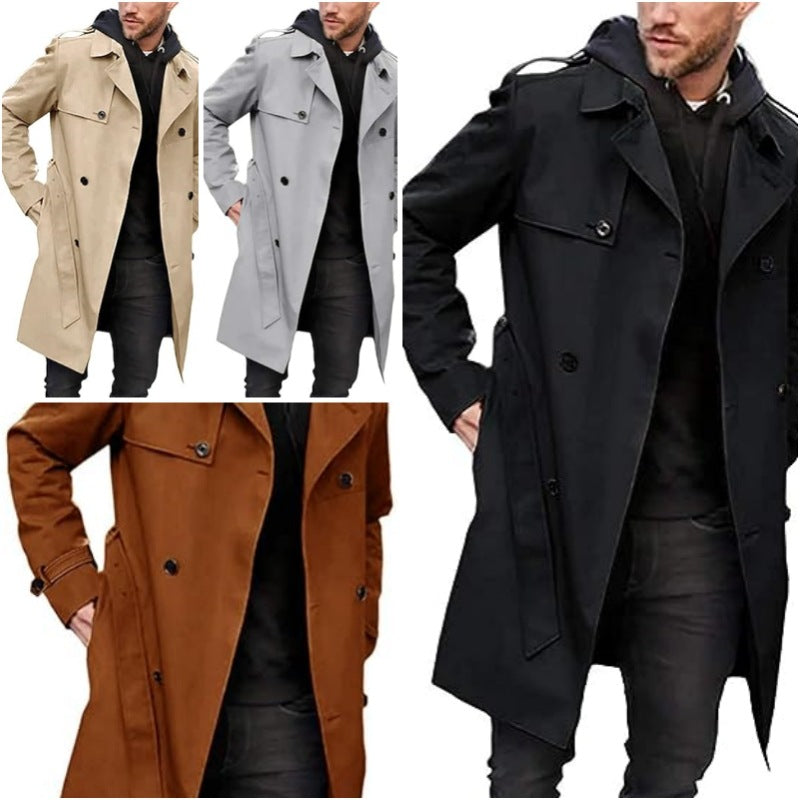 Herrarnas trenchcoat med klassisk stil Eva Jonsson-Eva Jonsson
