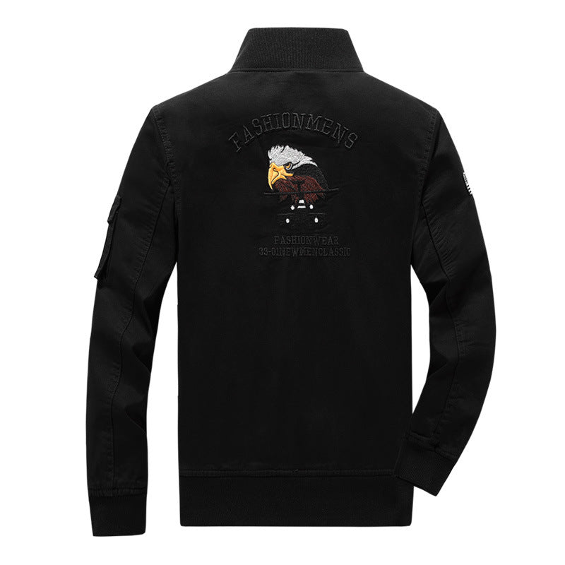 Herrarnas utility-jacka med många fickor och broderier Mirla-Eva Jonsson