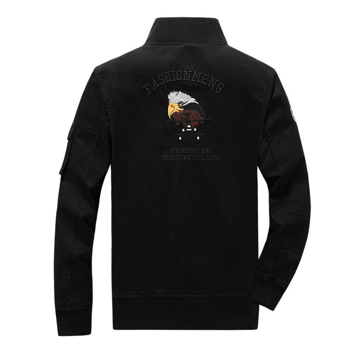 Herrarnas utility-jacka med många fickor och broderier Mirla-Eva Jonsson