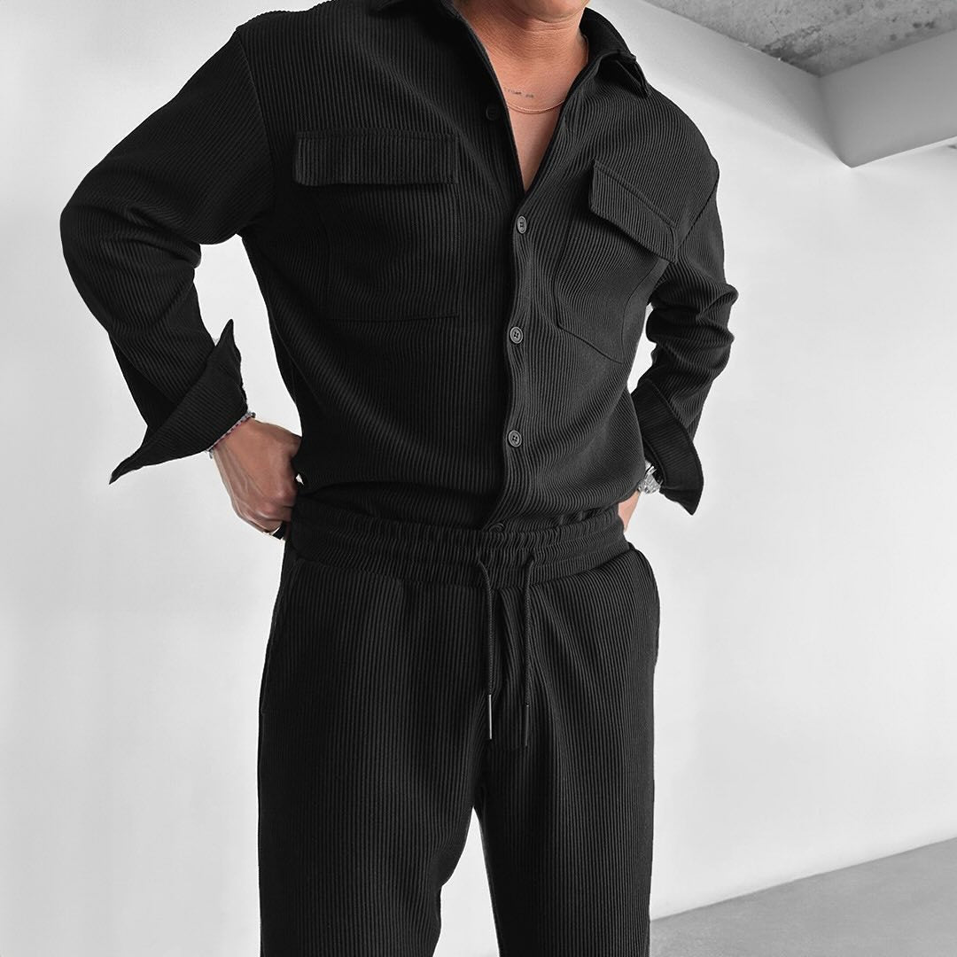 Herrarnas utility skjortblus med dubbla bröstfickor Mirla-Eva Jonsson
