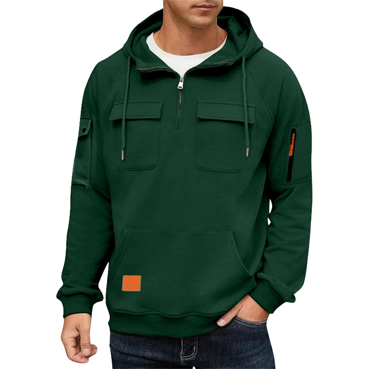 Herrarnas vardags-hoodie med praktiska fickor Mirla-Eva Jonsson