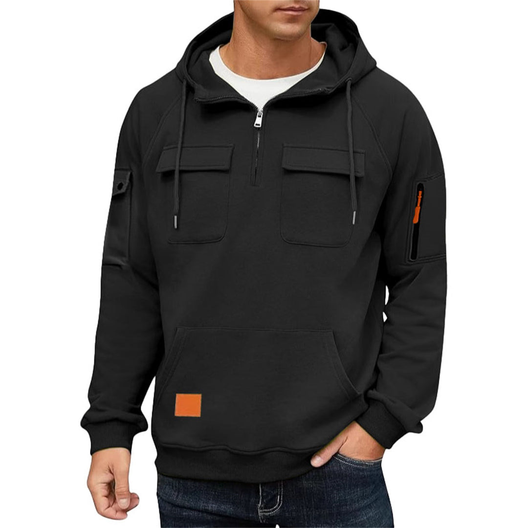 Herrarnas vardags-hoodie med praktiska fickor Mirla-Eva Jonsson