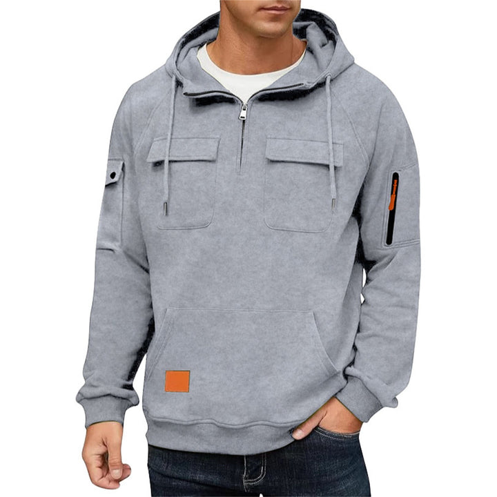 Herrarnas vardags-hoodie med praktiska fickor Mirla-Eva Jonsson