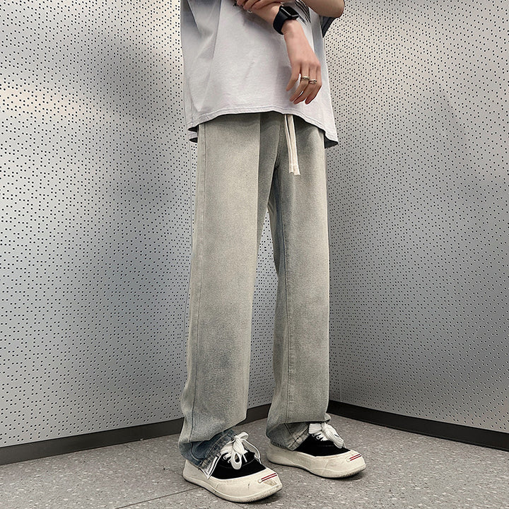 Herrarnas vida cargo-jeans med elastisk midja och praktiska fickor Mirla-Eva Jonsson