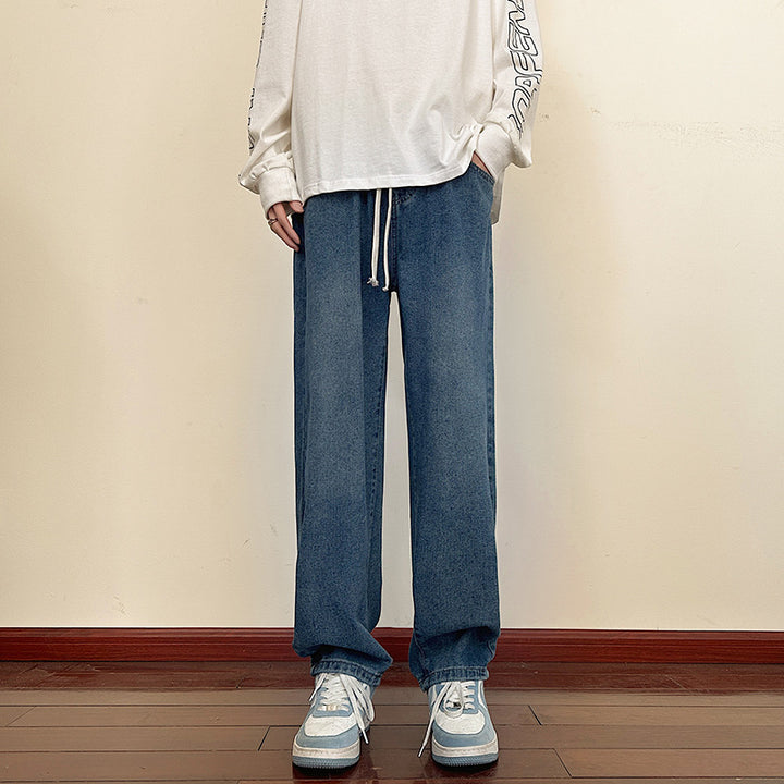 Herrarnas vida cargo-jeans med elastisk midja och praktiska fickor Mirla-Eva Jonsson