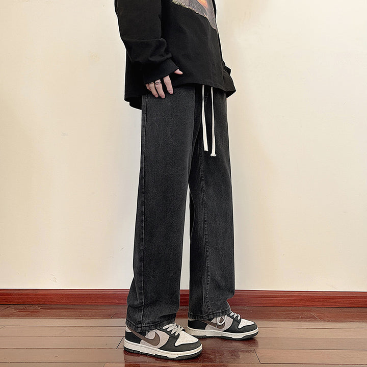 Herrarnas vida cargo-jeans med elastisk midja och praktiska fickor Mirla-Eva Jonsson