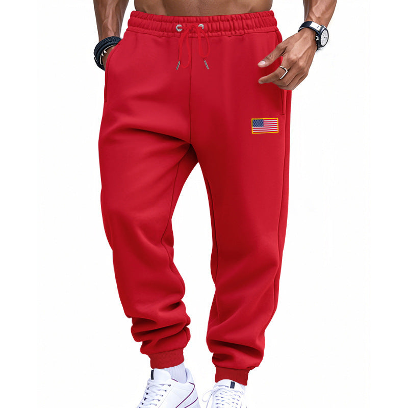 Herrars avslappnade sweatpants med praktiska fickor och elastisk midja Mirla-Eva Jonsson