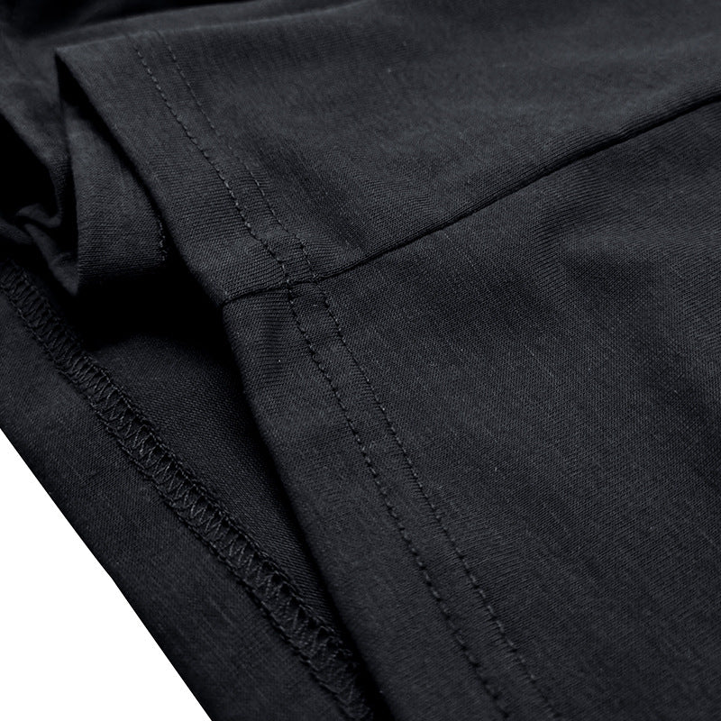 Herrars långärmad Henley-tröja med texturerad yta Mirla-Eva Jonsson