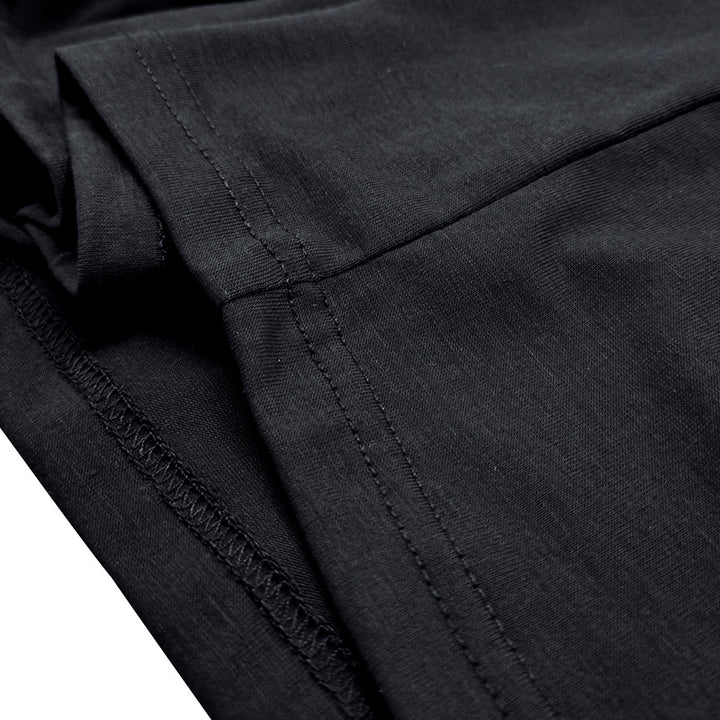 Herrars långärmad Henley-tröja med texturerad yta Mirla-Eva Jonsson