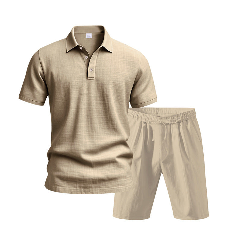 Herrars legeres Polo-skjorta och shorts set Eva Jonsson-Eva Jonsson