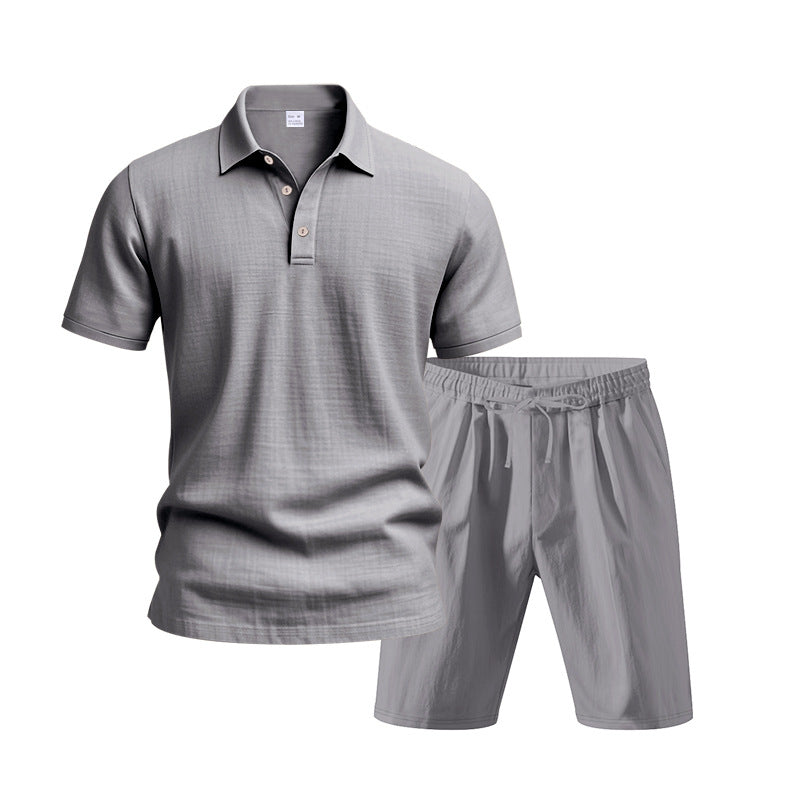 Herrars legeres Polo-skjorta och shorts set Eva Jonsson-Eva Jonsson